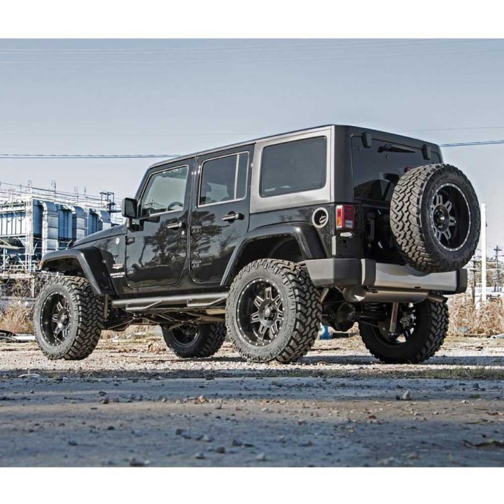 Kit Suspensie de Ridicare cu Braț de Control Înclinat, Rough Country Lift 3.5 Inch, Jeep Wrangler 2007 - 2018 - EDK.ro