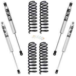 Kit Suspensie de Ridicare, FOX Factory cu Performance 2.0 IFP shocks Lift 1.5 Inch, Jeep Wrangler 2007 - 2018 - EDK.ro