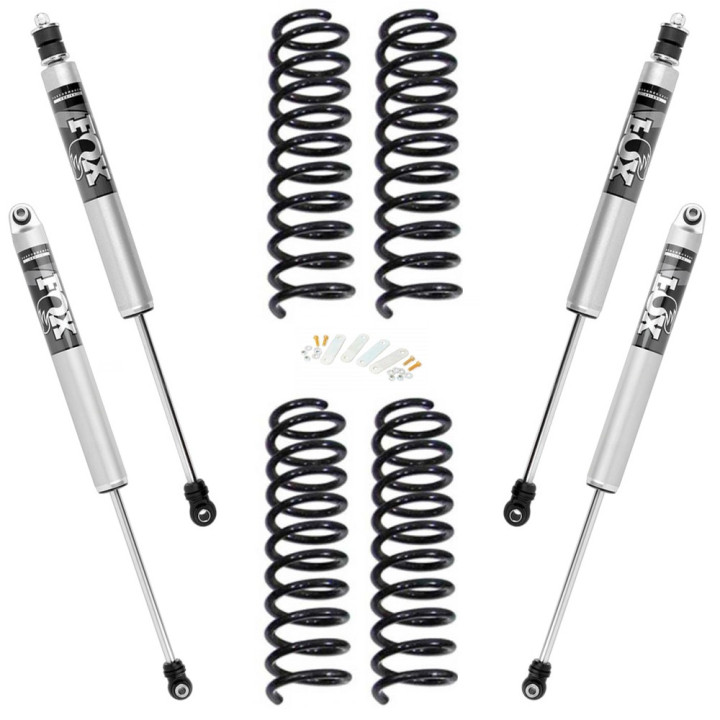 Kit Suspensie de Ridicare, FOX Factory cu Performance 2.0 IFP shocks Lift 1.5 Inch, Jeep Wrangler 2007 - 2018 - EDK.ro