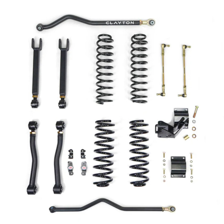 Kit Suspensie de Ridicare Ride Right +, Clayton Off Road Lift 4.5 Inch, Jeep Wrangler 2007 - 2018 - EDK.ro