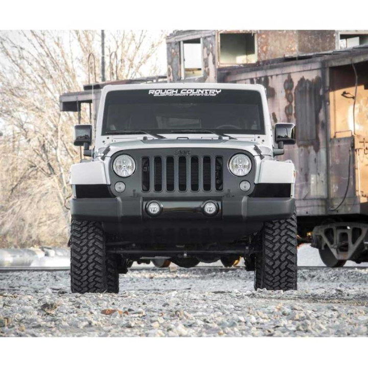 Kit Suspensie de Ridicare, Rough Country Lift 2.5 Inch, Jeep Wrangler 2007 - 2018 - EDK.ro