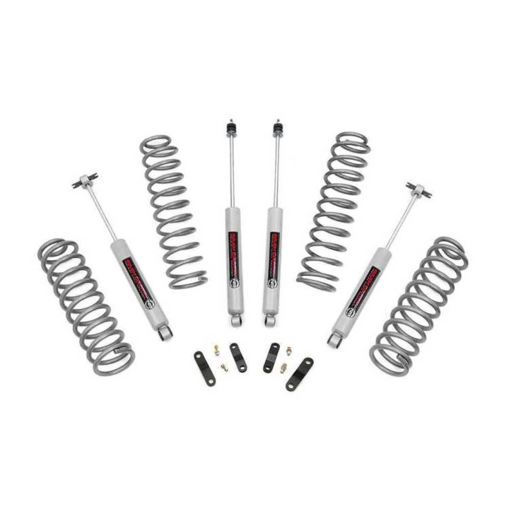 Suspension Lift Kit, Rough Country Lift 2.5 Inch, Jeep Wrangler 2007 - 2018 - EDK.ro
