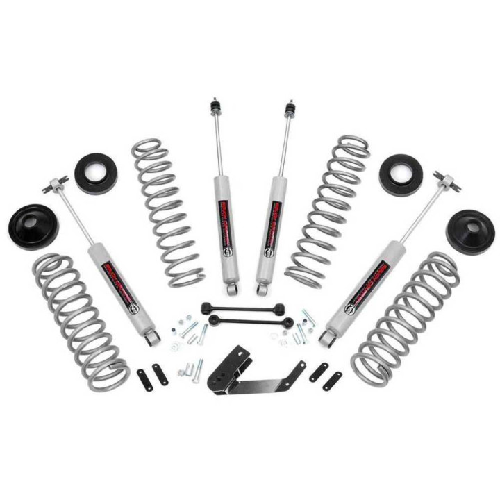 Suspension Lift Kit, Rough Country Lift 3.25 Inch, Jeep Wrangler 2007 - 2018 - EDK.ro