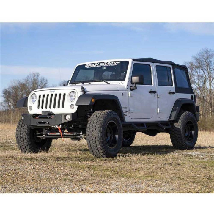 Kit Suspensie de Ridicare, Rough Country Lift 3.25 Inch, Jeep Wrangler 2007 - 2018 - EDK.ro