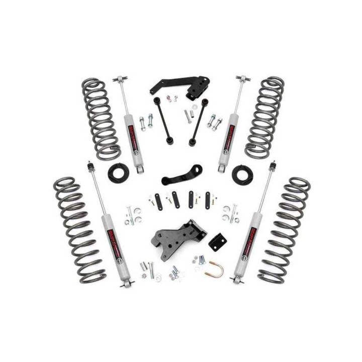 Suspension Lift Kit, Rough Country Lift 4 Inch, Jeep Wrangler 2007 - 2018 - EDK.ro