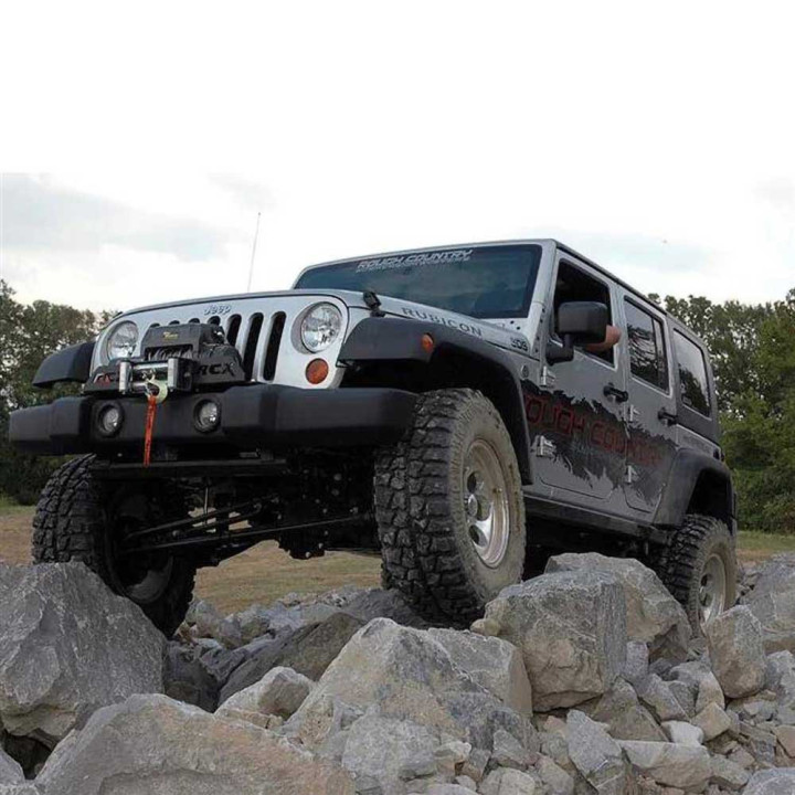 Suspension Lift Kit X-series, Rough Country Lift 4 Inch, Jeep Wrangler 2007 - 2018 - EDK.ro