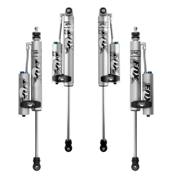 Shocks Set, FOX Factory Performance 2.0 IFP Reservoir Adjustable LSC Lift 4-6 Inch, Jeep Wrangler 2007 - 2018 - EDK.ro