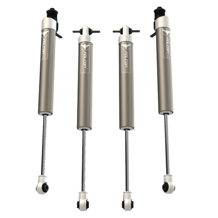 Shocks Set, TeraFlex Falcon Series 1.1 Monotube Lift 3-3.5 Inch, Jeep Wrangler 2007 - 2018 - EDK.ro