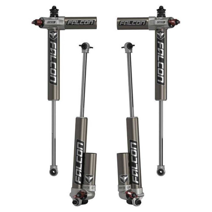 Shocks Set, TeraFlex Falcon Series SP2 3.3 Fast Adjust Piggyback Lift 1.5-2.5 Inch, Jeep Wrangler 2007 - 2018 - EDK.ro
