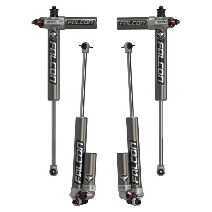 Set Amortizoare, TeraFlex Falcon Series SP2 3.3 Fast Adjust Piggyback Lift 1.5-2.5 Inch, Jeep Wrangler 2007 - 2018 - EDK.ro