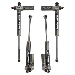 Shocks Set, TeraFlex Falcon Series SP2 3.3 Fast Adjust Piggyback Lift 5-6 Inch, Jeep Wrangler 2007 - 2018 - EDK.ro