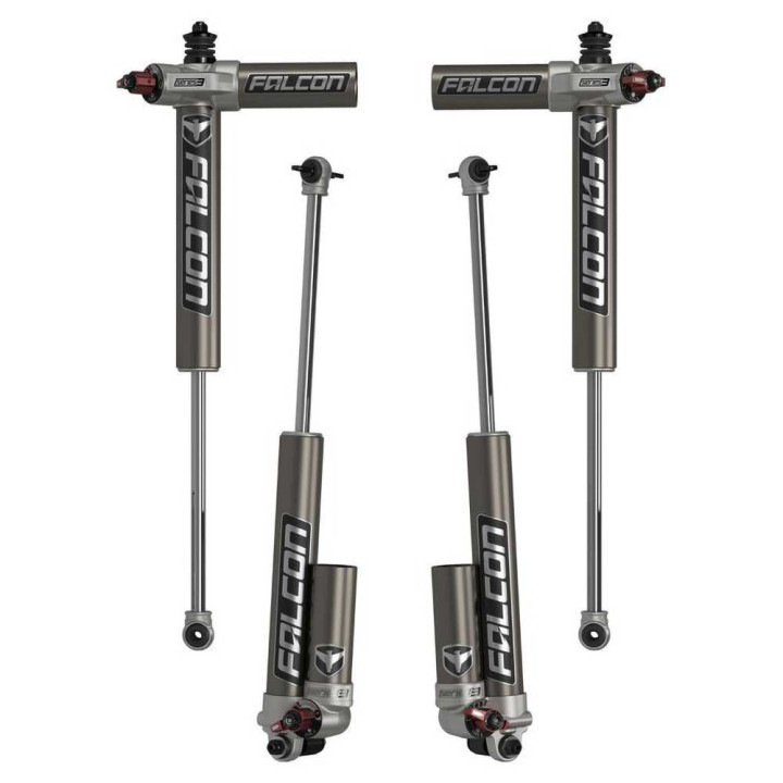 Set Amortizoare, TeraFlex Falcon Series SP2 3.3 Fast Adjust Piggyback Lift 5-6 Inch, Jeep Wrangler 2007 - 2018 - EDK.ro