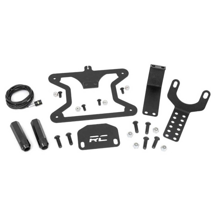 Adaptor pentru Plăcuța de Înmatriculare, Rough Country, Jeep Wrangler 2007 - 2018 - EDK.ro