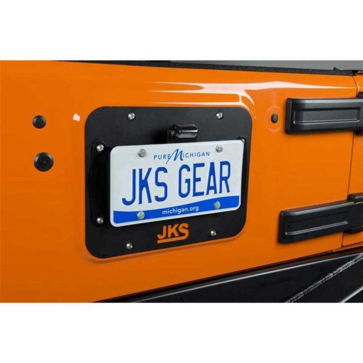 License Plate Relocation Kit with Light, JKS, Jeep Wrangler 2007 - 2018 - EDK.ro