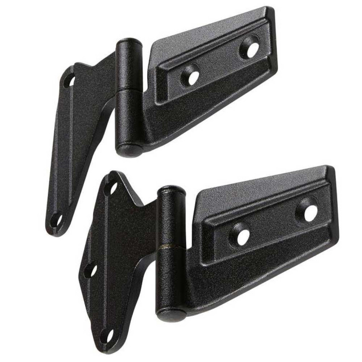 Door Hinges Black, Smittybilt, Jeep Wrangler 2007 - 2018 - EDK.ro