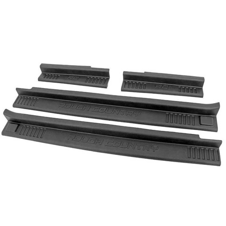 Front and Rear Entry Guards, Rough Country, Jeep Wrangler 2007 - 2018 - EDK.ro