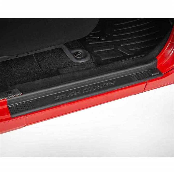 Front and Rear Entry Guards, Rough Country, Jeep Wrangler 2007 - 2018 - EDK.ro