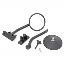 Round Trail Mirrors, Rough Country, Jeep Wrangler 2007 - 2018 - EDK.ro