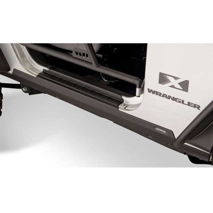 Set Praguri/panouri Laterale, Bushwacker Rocker, Jeep Wrangler 2007 - 2018 - EDK.ro