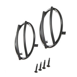 Apărători Semnalizatoare Față Euro Oțel Negru, Smittybilt, Jeep Wrangler 2007 - 2018 - EDK.ro