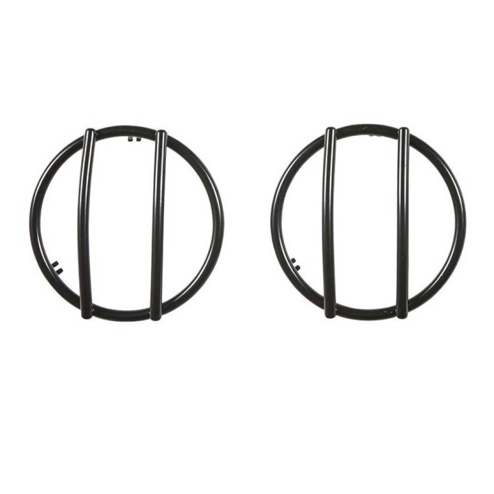 Apărători Semnalizatoare Față Euro Oțel Negru, Smittybilt, Jeep Wrangler 2007 - 2018 - EDK.ro