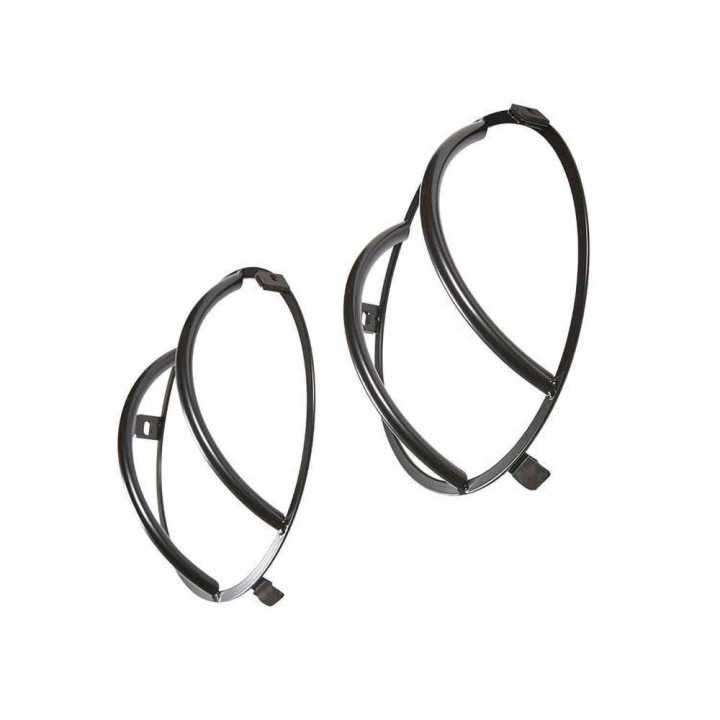 Bare de Protecție Față Euro Light Oțel Negru, Smittybilt, Jeep Wrangler 2007 - 2018 - EDK.ro