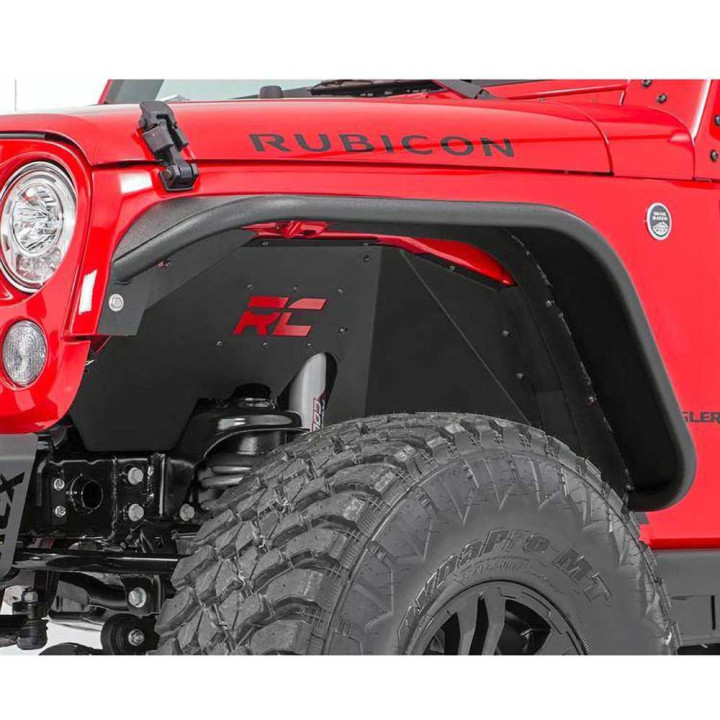 Front and Rear Inner Fenders, Rough Country, Jeep Wrangler 2007 - 2018 - EDK.ro