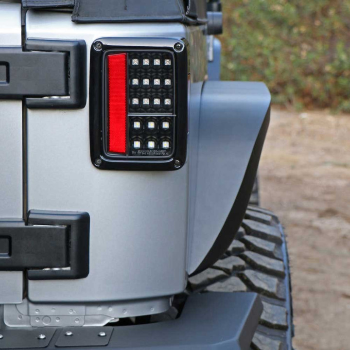 Rear Fenders, Go Rhino Trailline 6 Inch, Jeep Wrangler 2007 - 2018 - EDK.ro