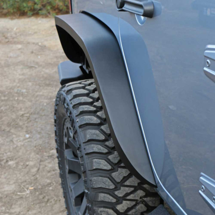 Rear Fenders, Go Rhino Trailline 6 Inch, Jeep Wrangler 2007 - 2018 - EDK.ro