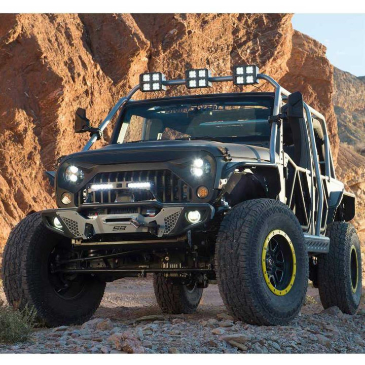 Front Inner Fender Liners, Smittybilt, Jeep Wrangler 2007 - 2018 - EDK.ro