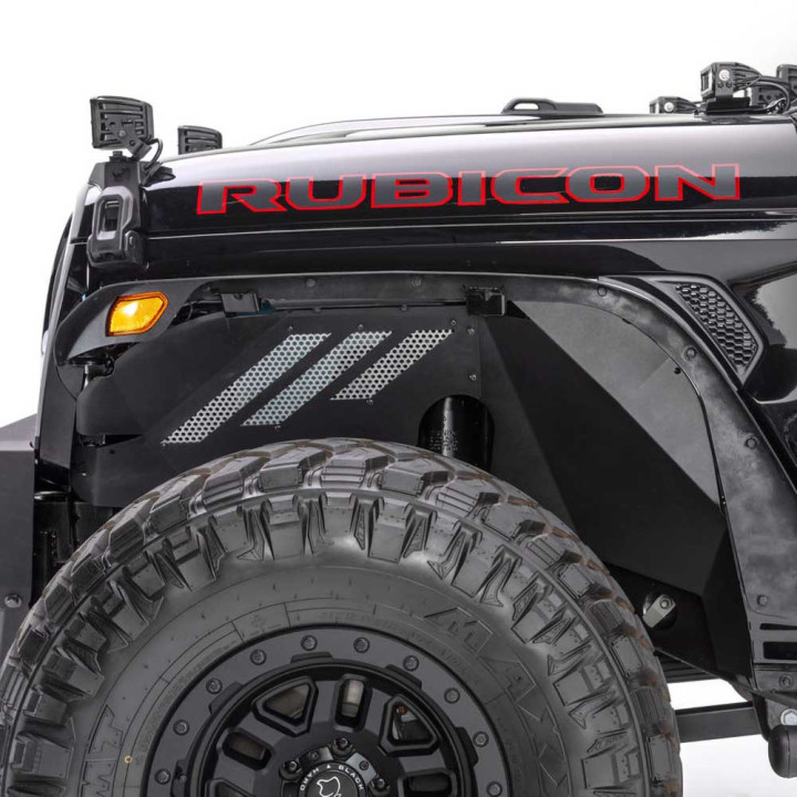 Front Inner Fender Liners, Go Rhino, Jeep Wrangler 2007 - 2018 - EDK.ro
