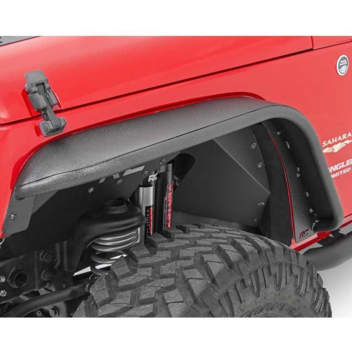 Front and Rear Fender Flares, Rough Country Flat, Jeep Wrangler 2007 - 2018 - EDK.ro
