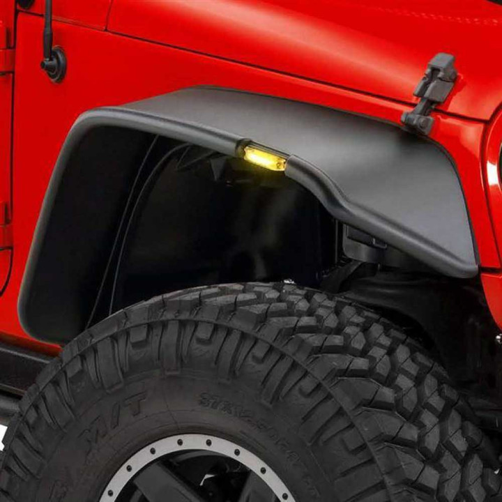 Extensii Aripi Față și Spate, Bushwacker Flat Style, Jeep Wrangler 2007 - 2018 - EDK.ro