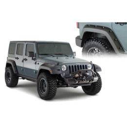 Extensii Aripi Spate cu Acoperire Standard, Bushwacker Pocket Style, Jeep Wrangler 2007 - 2018 - EDK.ro