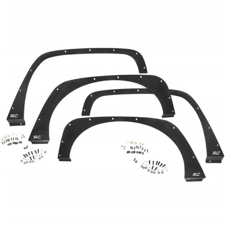 Kit de Ștergere Apărători Față și Spate, Rough Country, Jeep Wrangler 2007 - 2018 - EDK.ro