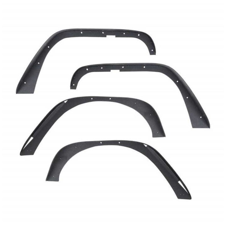 Fender Flares Set Front and Rear, Smittybilt XRC Armor Corner Guards, Jeep Wrangler 2007 - 2018 - EDK.ro