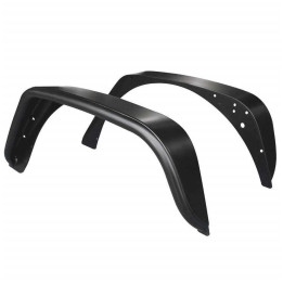Rear Steel Fender Flares Black Standard Coverage, Poison Spyder Crusher, Jeep Wrangler 2007 - 2018 - EDK.ro