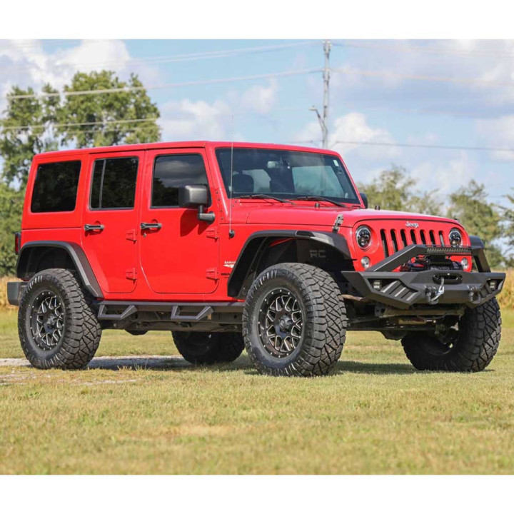 Extensii Aripi Față și Spate, Rough Country LED Flat, Jeep Wrangler 2007 - 2018 - EDK.ro