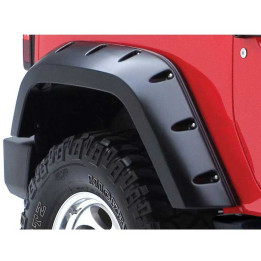 Rear Fender Flares, Bushwacker Pocket Style, Jeep Wrangler 2007 - 2018 - EDK.ro