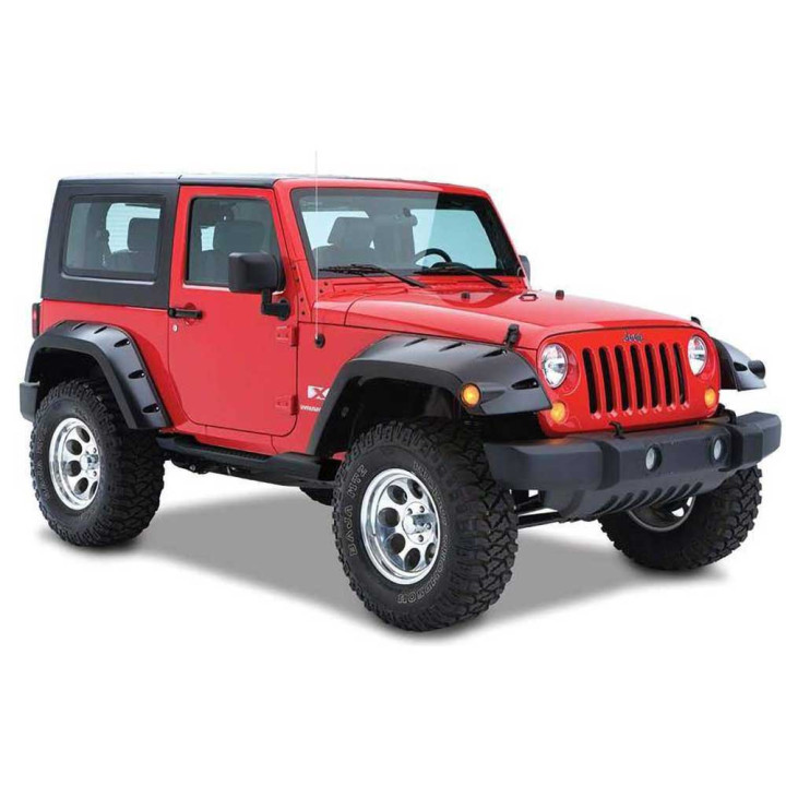 Rear Fender Flares, Bushwacker Pocket Style, Jeep Wrangler 2007 - 2018 - EDK.ro
