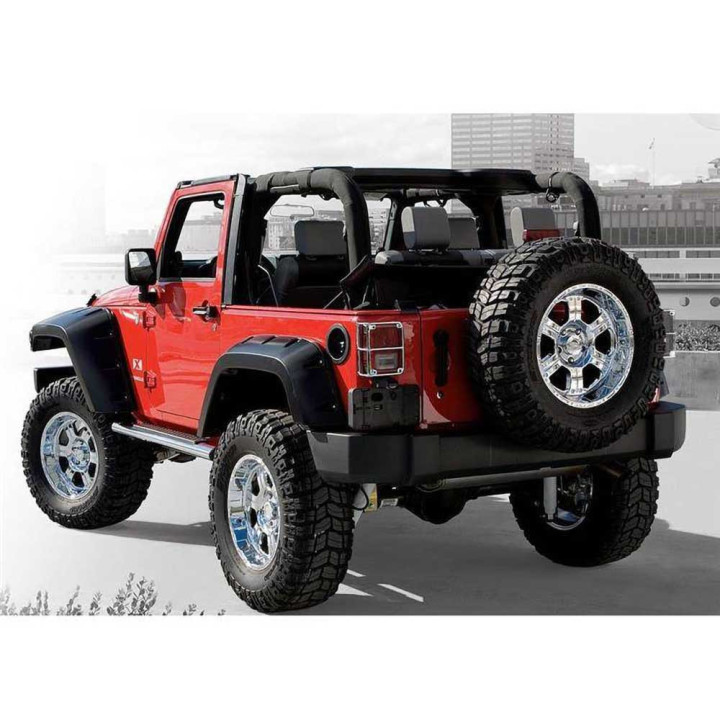 Extensii Aripi Spate, Bushwacker Pocket Style, Jeep Wrangler 2007 - 2018 - EDK.ro