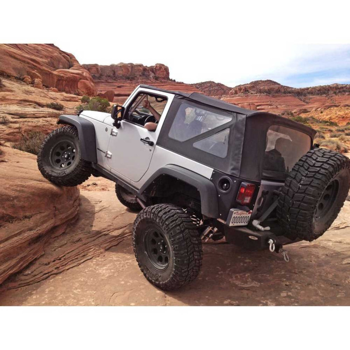 Acoperiș Moale Black Diamond, Smittybilt, Jeep Wrangler 2007 - 2018 - EDK.ro