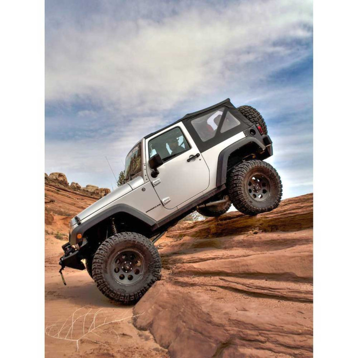 Acoperiș Moale Black Diamond, Smittybilt, Jeep Wrangler 2007 - 2018 - EDK.ro