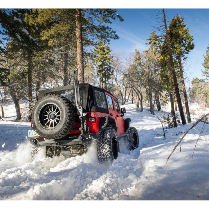Acoperiș Moale Black Diamond, Smittybilt, Jeep Wrangler 2007 - 2018 - EDK.ro