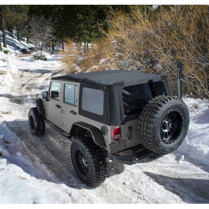 Acoperiș Moale Black Diamond, Smittybilt, Jeep Wrangler 2007 - 2018 - EDK.ro