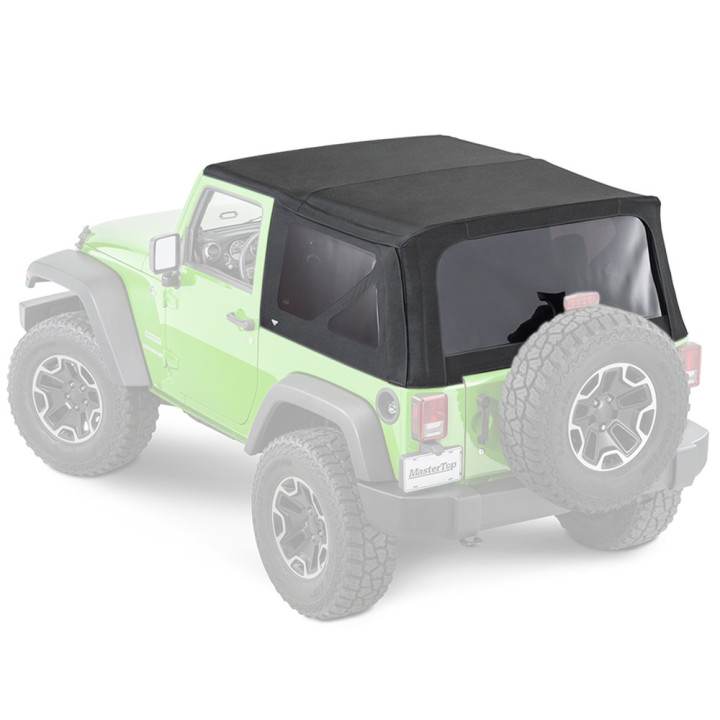 Soft Top MasterTwill, MasterTop, Jeep Wrangler 2007 - 2018 - EDK.ro