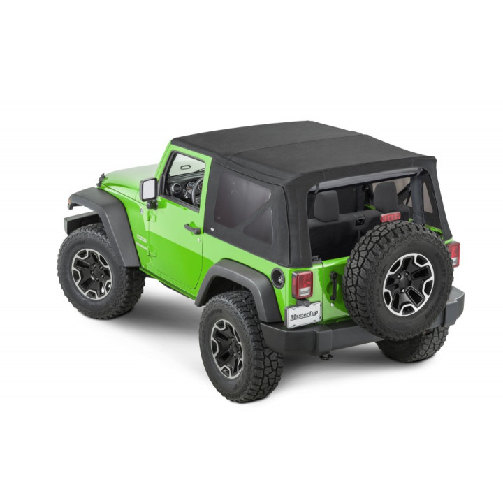 Soft Top MasterTwill, MasterTop, Jeep Wrangler 2007 - 2018 - EDK.ro