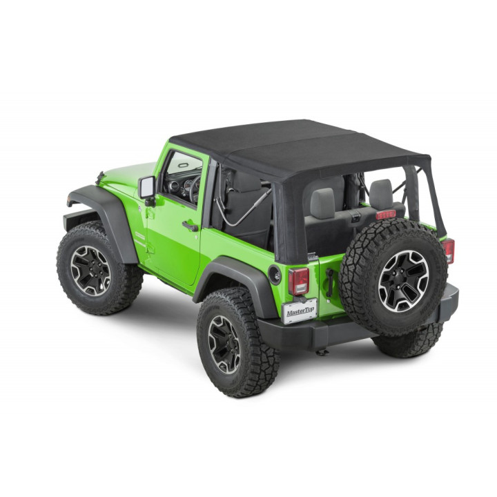 Soft Top MasterTwill, MasterTop, Jeep Wrangler 2007 - 2018 - EDK.ro