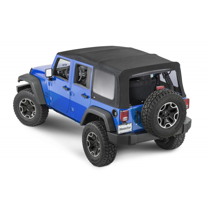 Soft Top MasterTwill, MasterTop, Jeep Wrangler 2007 - 2018 - EDK.ro