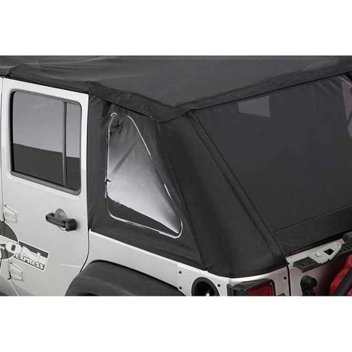 Soft Top Slant Black Diamond, Smittybilt, Jeep Wrangler 2007 - 2018 - EDK.ro